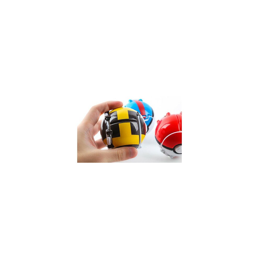 Bounce Poku00e9mon Pokeball Pop-up Fighting Toys (4pk)