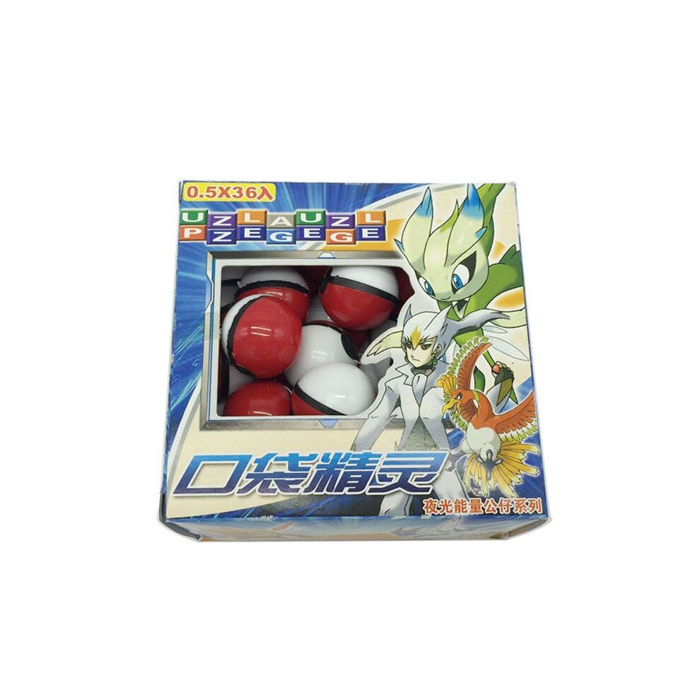 (RED) 36pcs Pokemon Go Pokeball Pop-up Ball & Mini Monsters Figurines Enfants Jouet