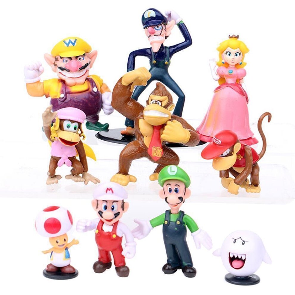 Super Mario Bros 18pcs Action Figure Doll Playset
