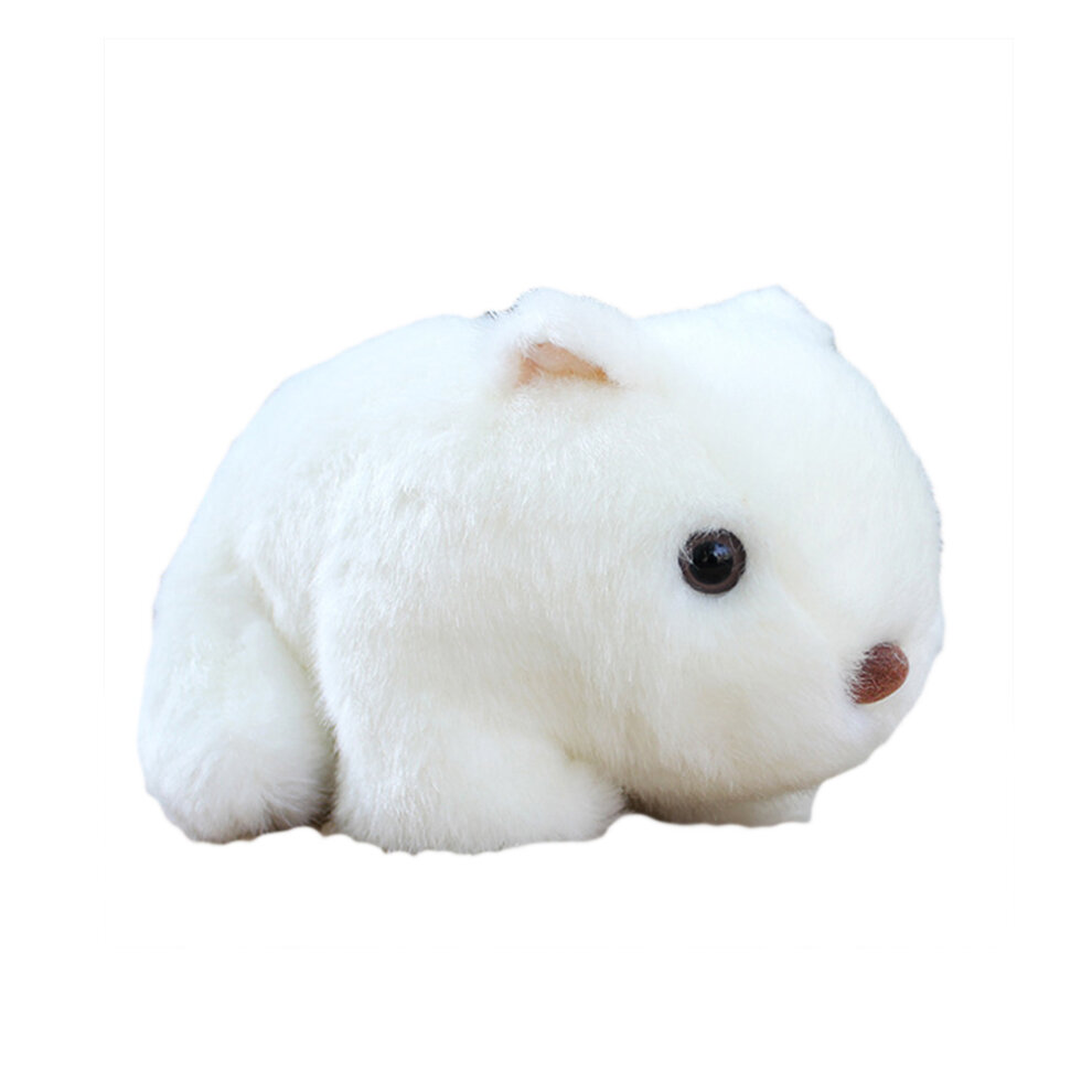 (Grey) 18cm Simulation Plush Hamster Animal Plush Stuffed Doll Toy Home Sofa Decor