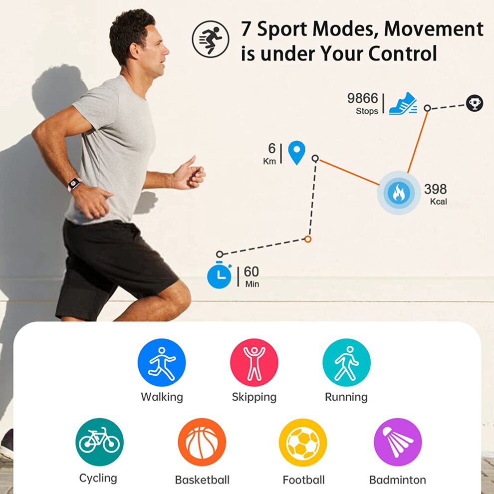 Smart Watch for Women Fitness Tracker Sports Watches with Blood Oxygen Blood Pressure Heart Rate Monitor Waterproof