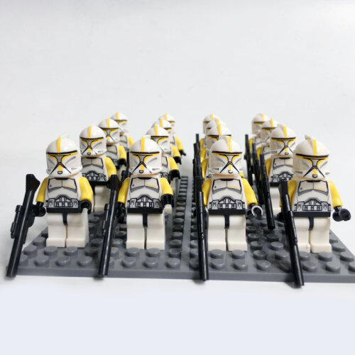 16PCS Star Wars:Clone soldiers Building Block Minifigures Toys Fit Lego