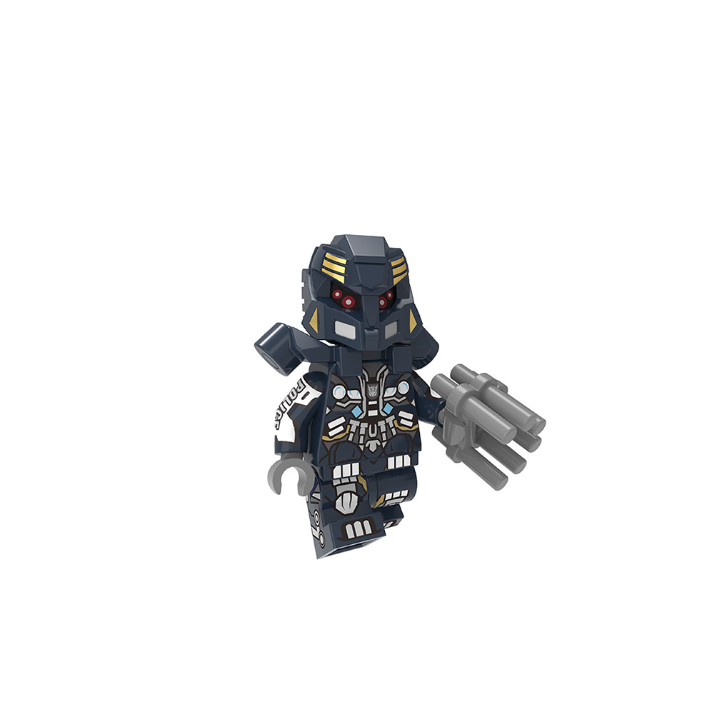 8pcs Transformers Optimus Bumblebee Megatron Minifigures Toys Mini Figures for Building Blocks Kit Compatible with Lego
