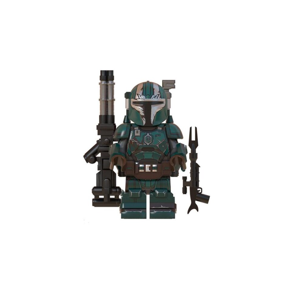 Star Wars Minifigures Mandalorian Building Blocks with Weapons Set Compatible Lego Clone Trooper Action Figure Palyset Mini Battle Figure Toys for Fans Collection and Room Decoration Best Gift for Kids