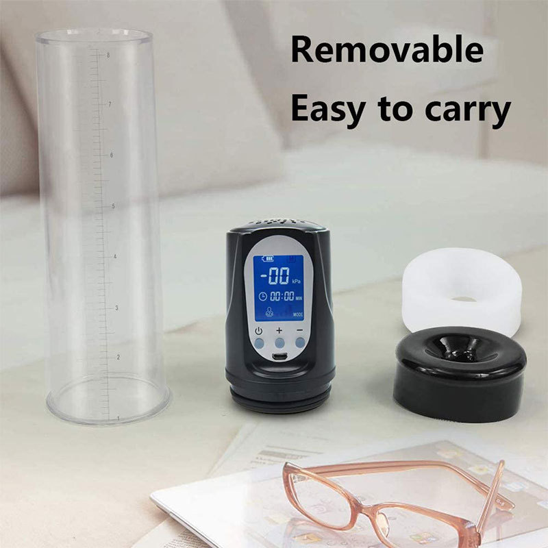 Electric Penis Pump Male Sex Toys Automatic Penis Extender Vacuum Pump Manual Penile Enlarger USB Charging Erection Male Masturbator Air Pressure Device Adult Toys for Men Stronger Bigger
