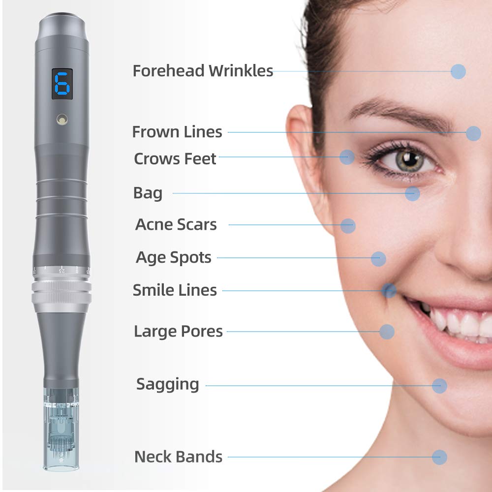 Dr. Pen M8 Microneedling Pen Ultima Wireless Derma Pen Beuty Machine Skin Pen Micro Needle Therapy Home Kit With 32 pcs Needles Cartridges
