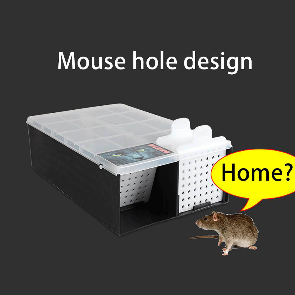 Humane Mouse Trap  29 cm Enlarged Smart Mouse and Rodent Trap- No Kill The Mice - Pets & Children Friendly- Like a Real Mouse Home Continuity Catching Mouse Traps