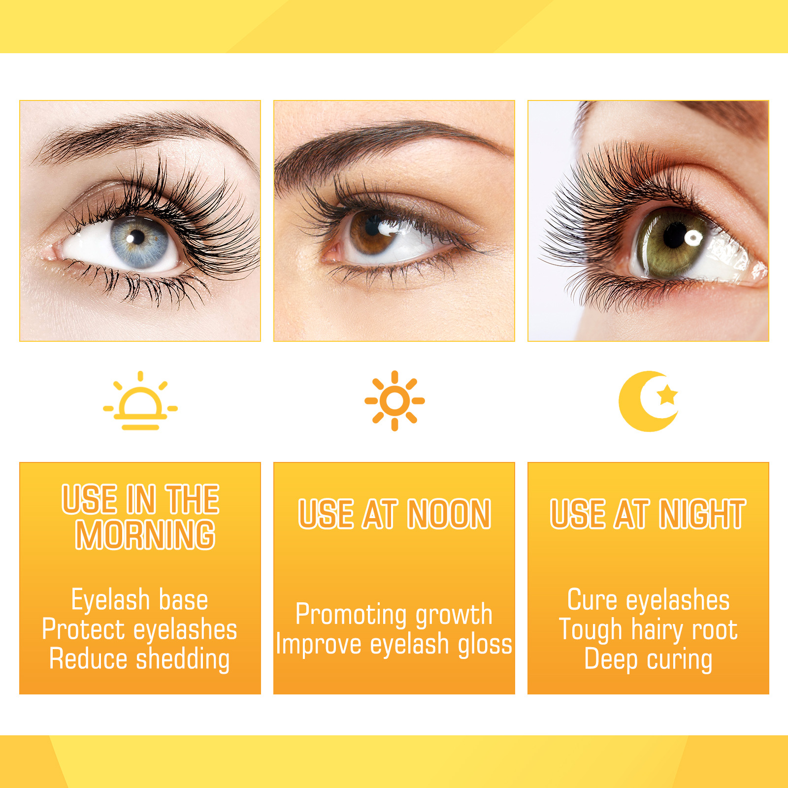 Eyelash Growth Serum Essence Longer Fuller Eyelash Enhancer Eye Care Makeup Gentle Formula Lash Lift Lengthening Nourishing
