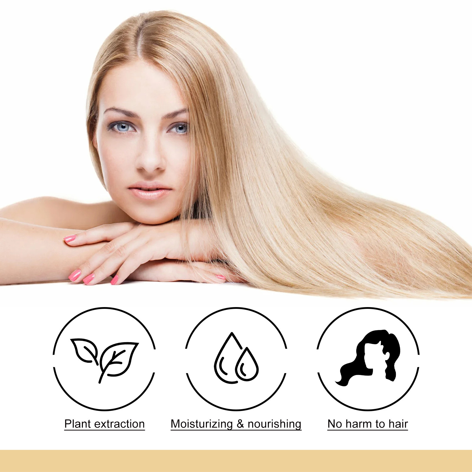 Rice Water HGrow Hair Essence Hair Serums Hair Care Longer Stronger Healthier Fuller Thicker Hair For Women 30ml