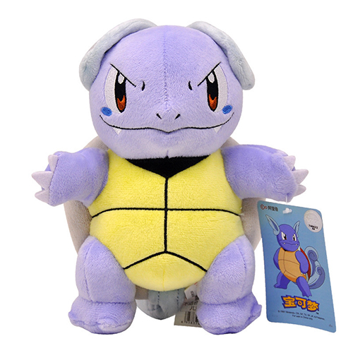 Pokemon Plush Soft Toy Wartortle Soft Dolls Stuffed Animal Cartoon Teddies All Star Collection Gift for Children and Friends 20cm