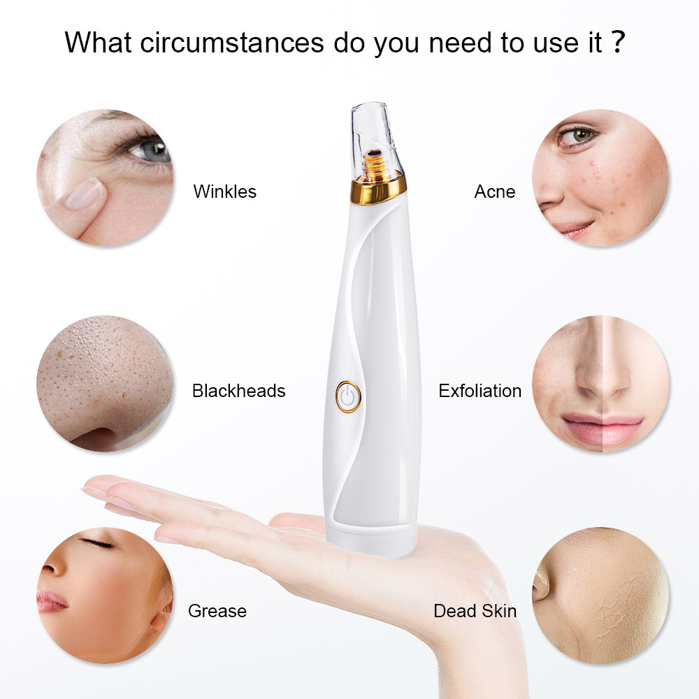 Portable Electric Blackhead Remover Pore Cleansing Device for Facial Beauty