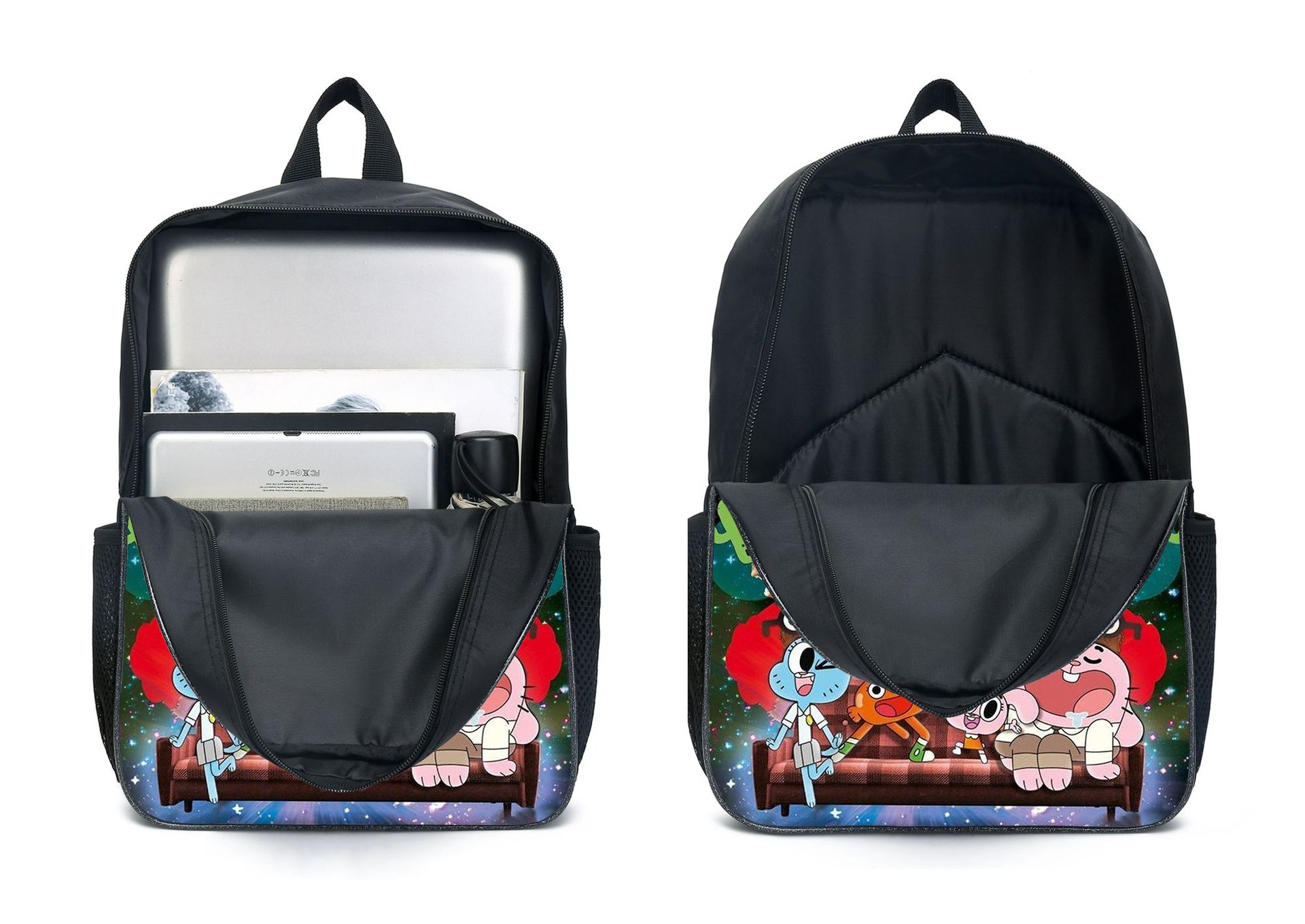(Style A) The Amazing World Of Gumball Kids Backpack Cartoon Character School Bag