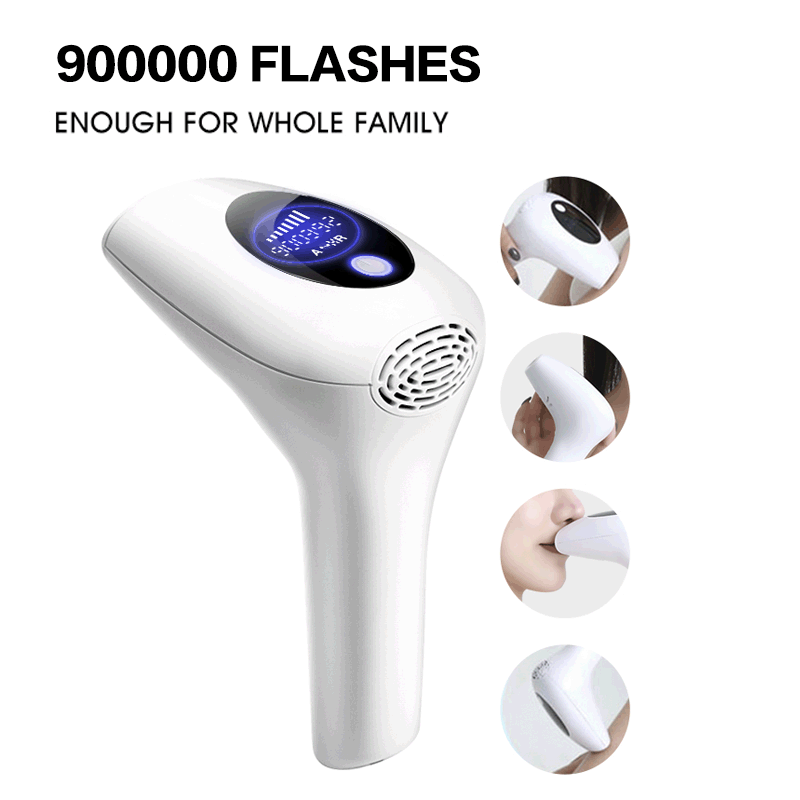 (White) Hair Remover for Women Mini 900000 Flashes Laser IPL Hair Removal Permanent Photoepilator Painless Electric Epilator Machine Bikini Handhel