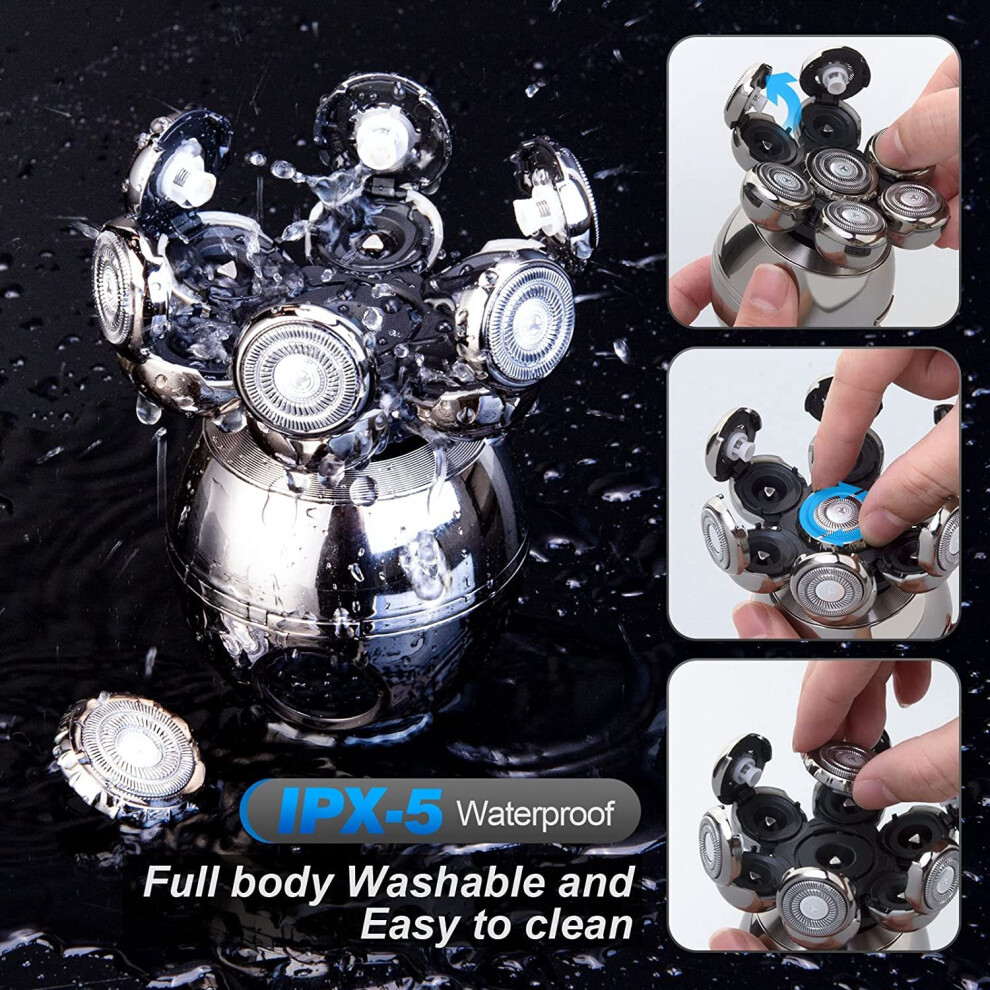 Head Shavers for Bald Men Electric Razor Wet Dry Cordless Skull Shaver