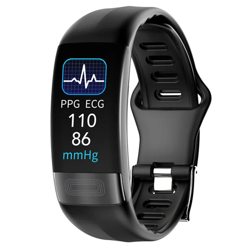 EKG PPG Spo2 Smart Bracelet Watch Medical Health ECC Fitness Tracker for Men Women Calorie Blood Pressure Smartwatch