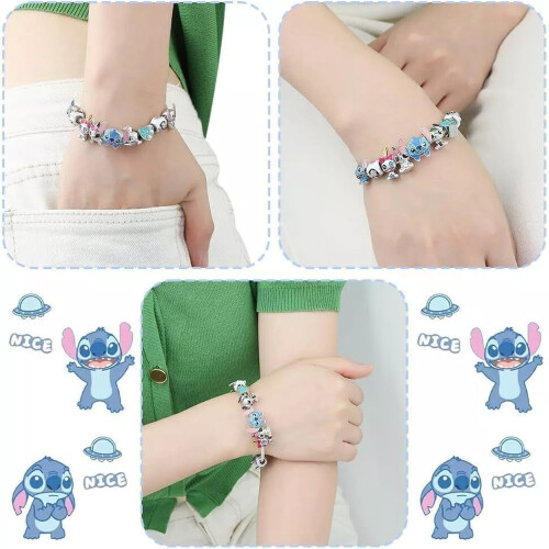 Christmas 24 Day Countdown Advent Calendar Bracelet Stitch Charm Beads Kid Gift