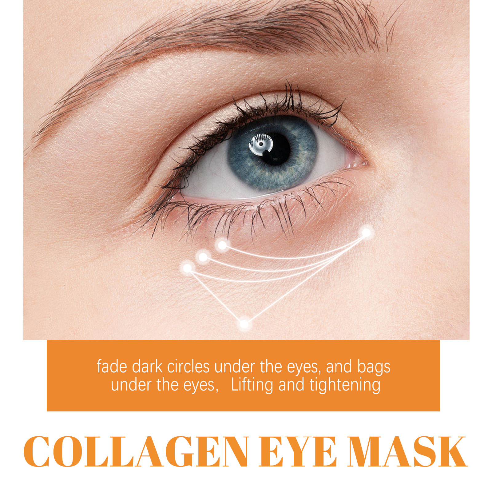 EELHOE Collagen Eye Mask Film Anti Wrinkles Remove Dark Circles Nourish Mask Moisturizing Lift Firming Skin Eyes Care