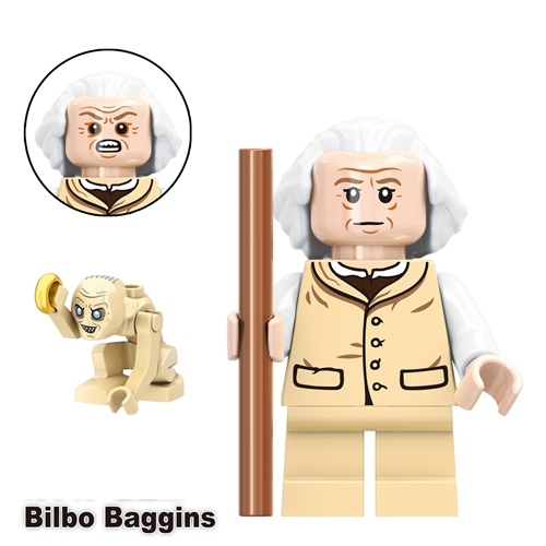 Lord Rings Action Figures Toy Medieval Knight Soldier Orcs Elves Azog Goblin Sauron Aragorn Wars Building Blocks Bricks Gift