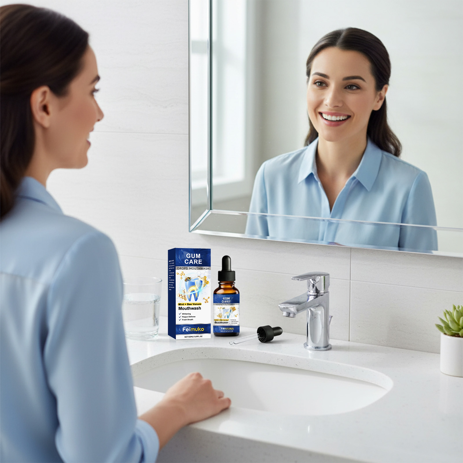 50ML Damaged Gum RepairCare Gel Serum Relieve Sore Gums Allergy Deep Cleaning Teeth Stains Tartar Serum Dental Caries Toothpaste