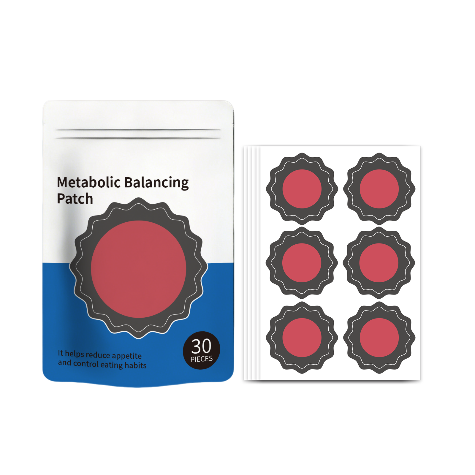 Patches 30pcs Scientific Formula Controls Appetite & Boosts Metabolism Natural Plant-Based Fast-Acting Patch ﻿