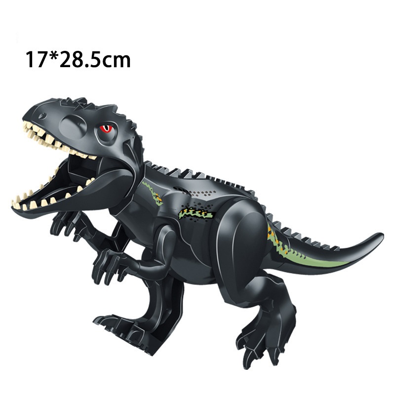 (Dinosaur F) Dinosaur Action Mini Figures Toys Building Set Model Toy with Movable Jaw Dinosaur Tyrannosaurus Rex Educational Toys Gifts for Kids