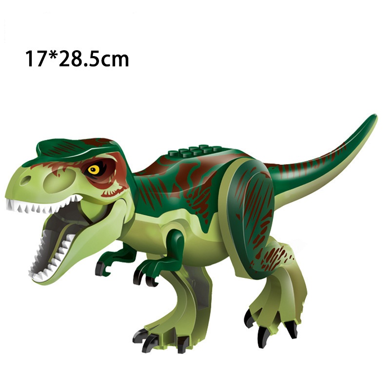 (Dinosaur F) Dinosaur Action Mini Figures Toys Building Set Model Toy with Movable Jaw Dinosaur Tyrannosaurus Rex Educational Toys Gifts for Kids