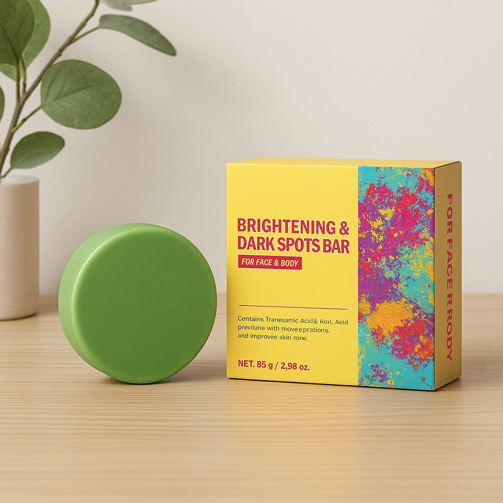 Brightening Dark Spot Soap For Evening Skin Tone Dullness Improvement And Daily Face Body Cleansing