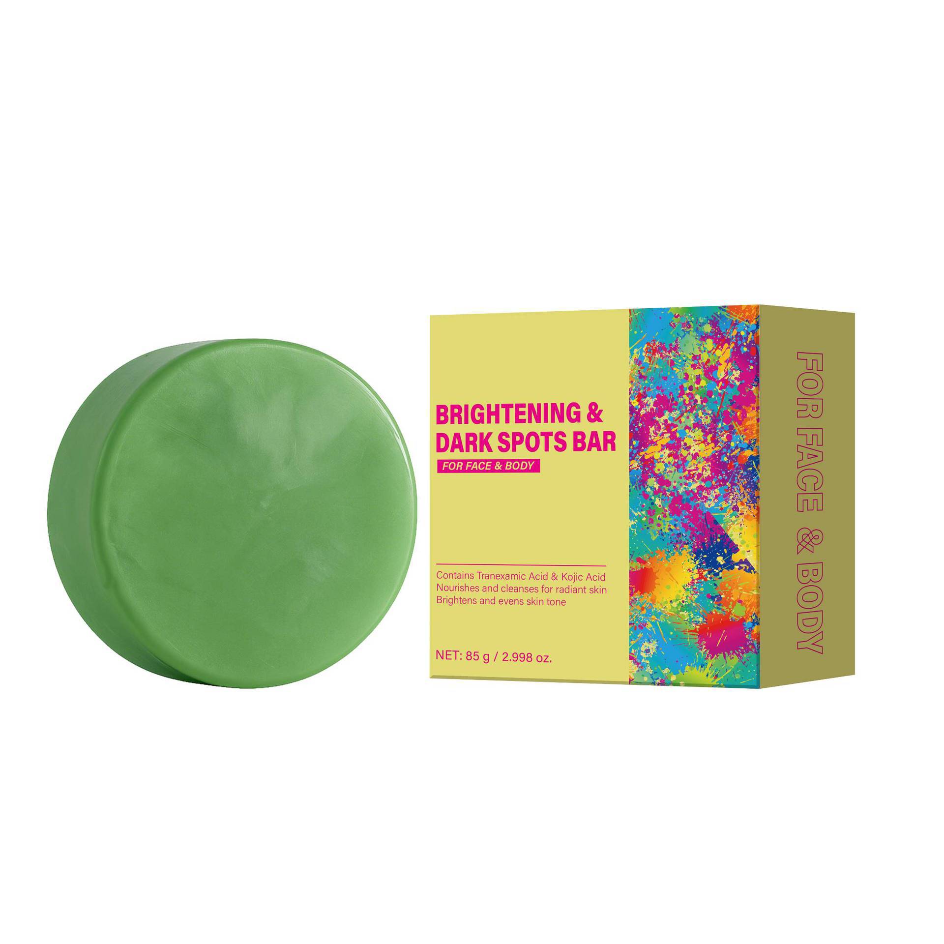 Brightening Dark Spot Soap For Evening Skin Tone Dullness Improvement And Daily Face Body Cleansing