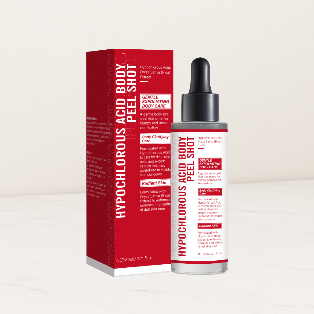 Hypochlorous Acid Rice Peeling Essence For Face And Body Hydrating Nourishing Gentle Exfoliating Daily Skin Care Treatment