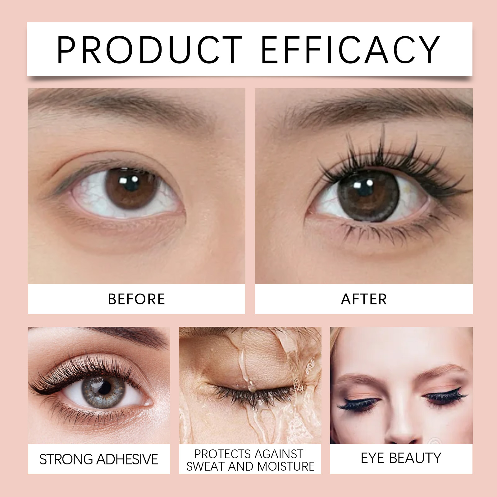 Curling Stereoscopic Mascara Black Longlasting Natural Modify Eyelash Curve Delicate Smooth AntiSmudge Fine Soft Gentle Daily Cosmetic