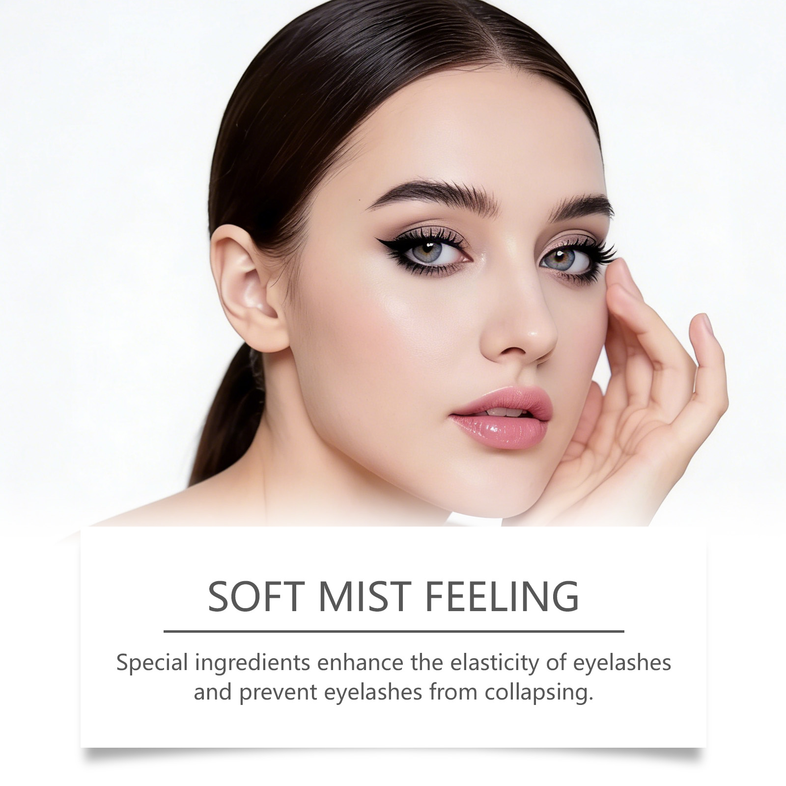Curling Stereoscopic Mascara Black Longlasting Natural Modify Eyelash Curve Delicate Smooth AntiSmudge Fine Soft Gentle Daily Cosmetic