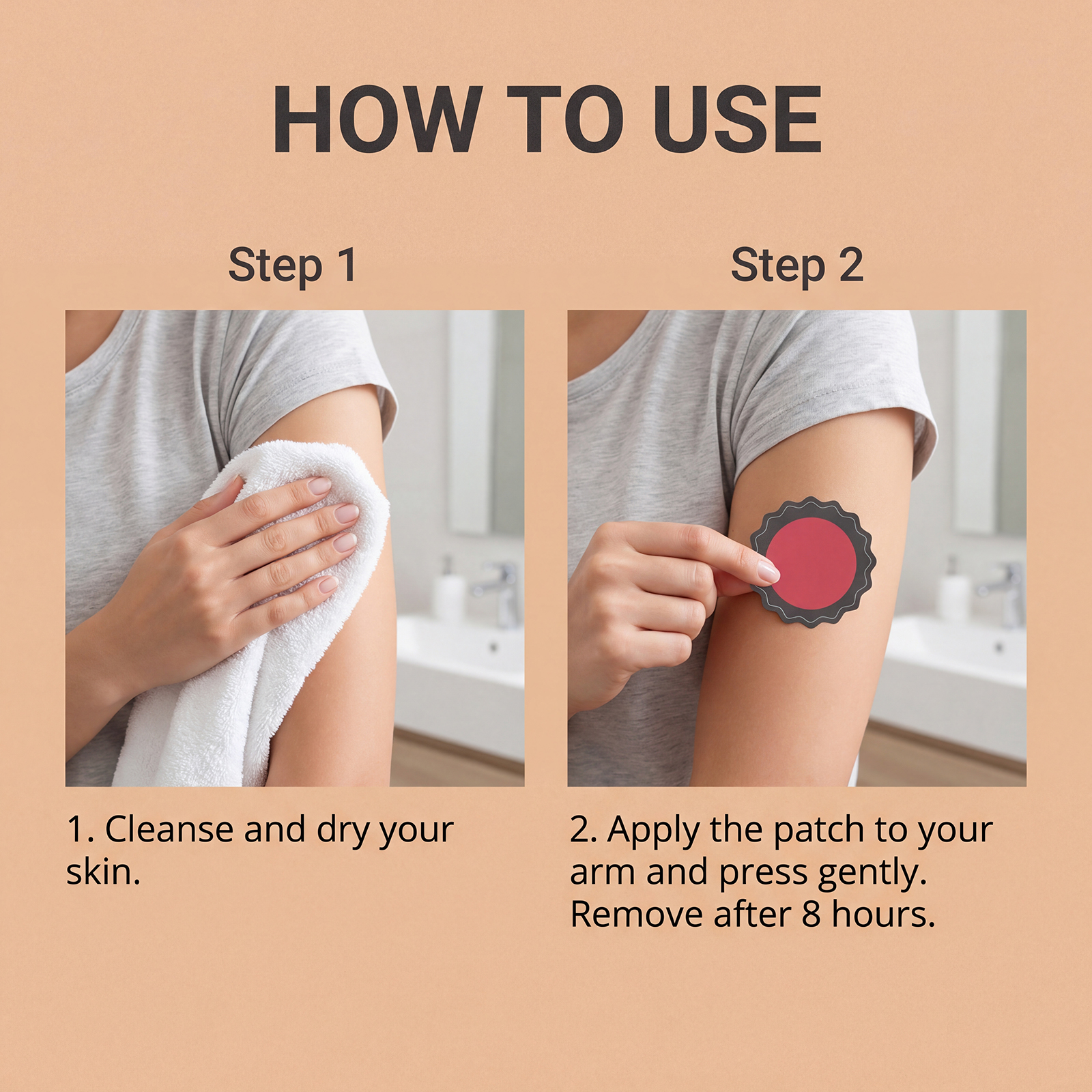 Body Care Patch Close Fit Breathable Mild Care Soft Light Portable Fresh Skin Treatment For Body