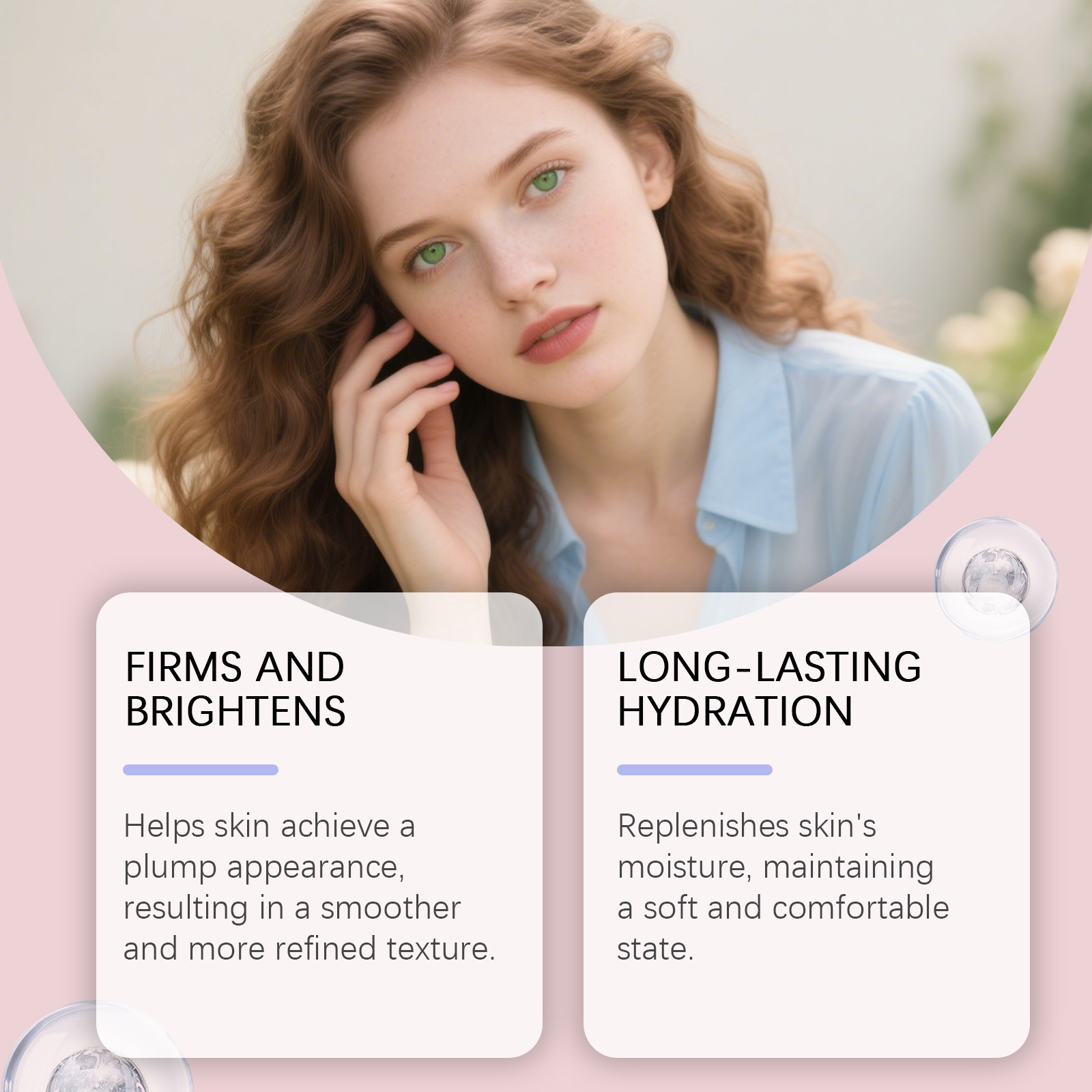 Facial Moisturizing Cream Light Soft Silky Hydrating Elastic Smooth Bright Clear Portable Skin Care Lotion