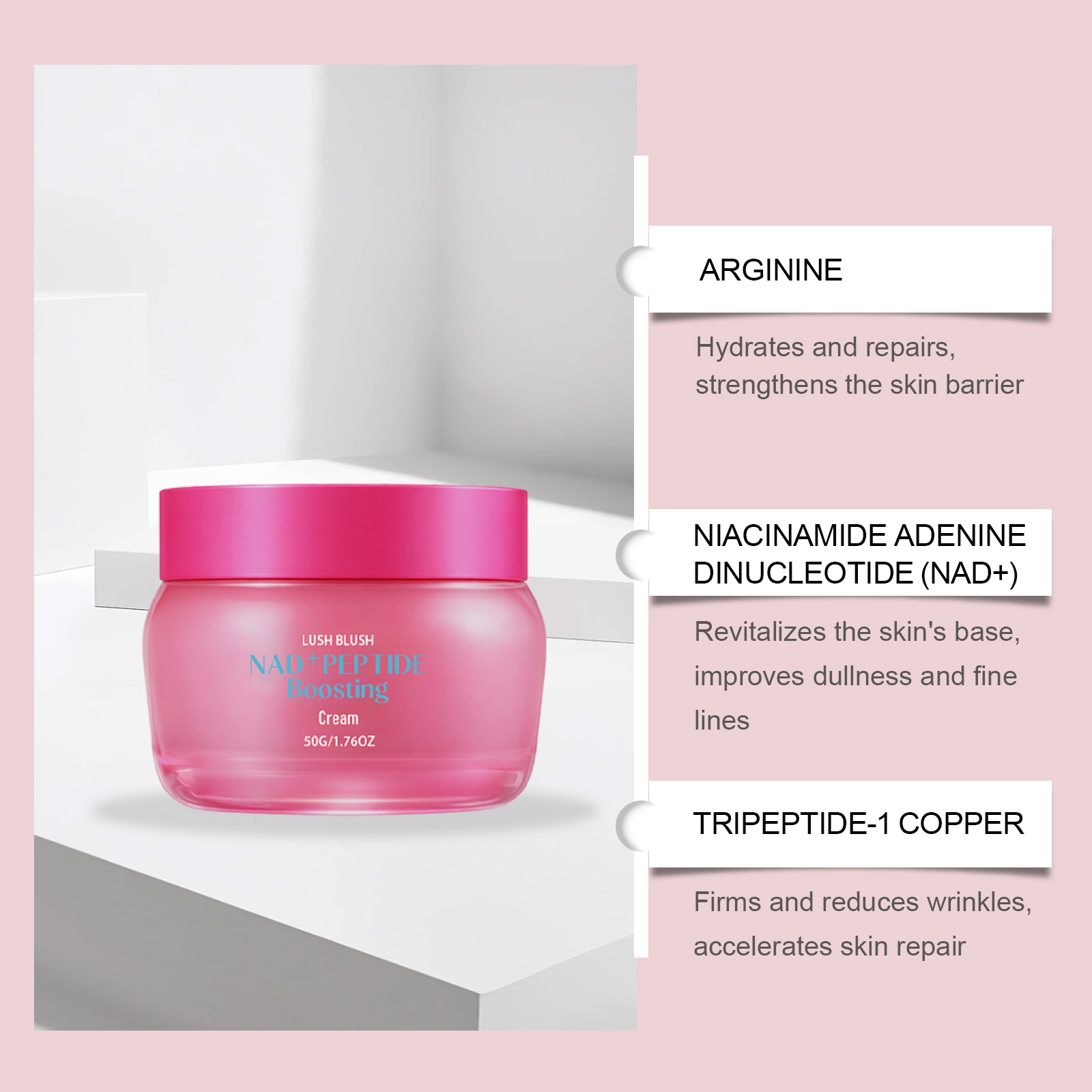 Facial Moisturizing Cream Light Soft Silky Hydrating Elastic Smooth Bright Clear Portable Skin Care Lotion