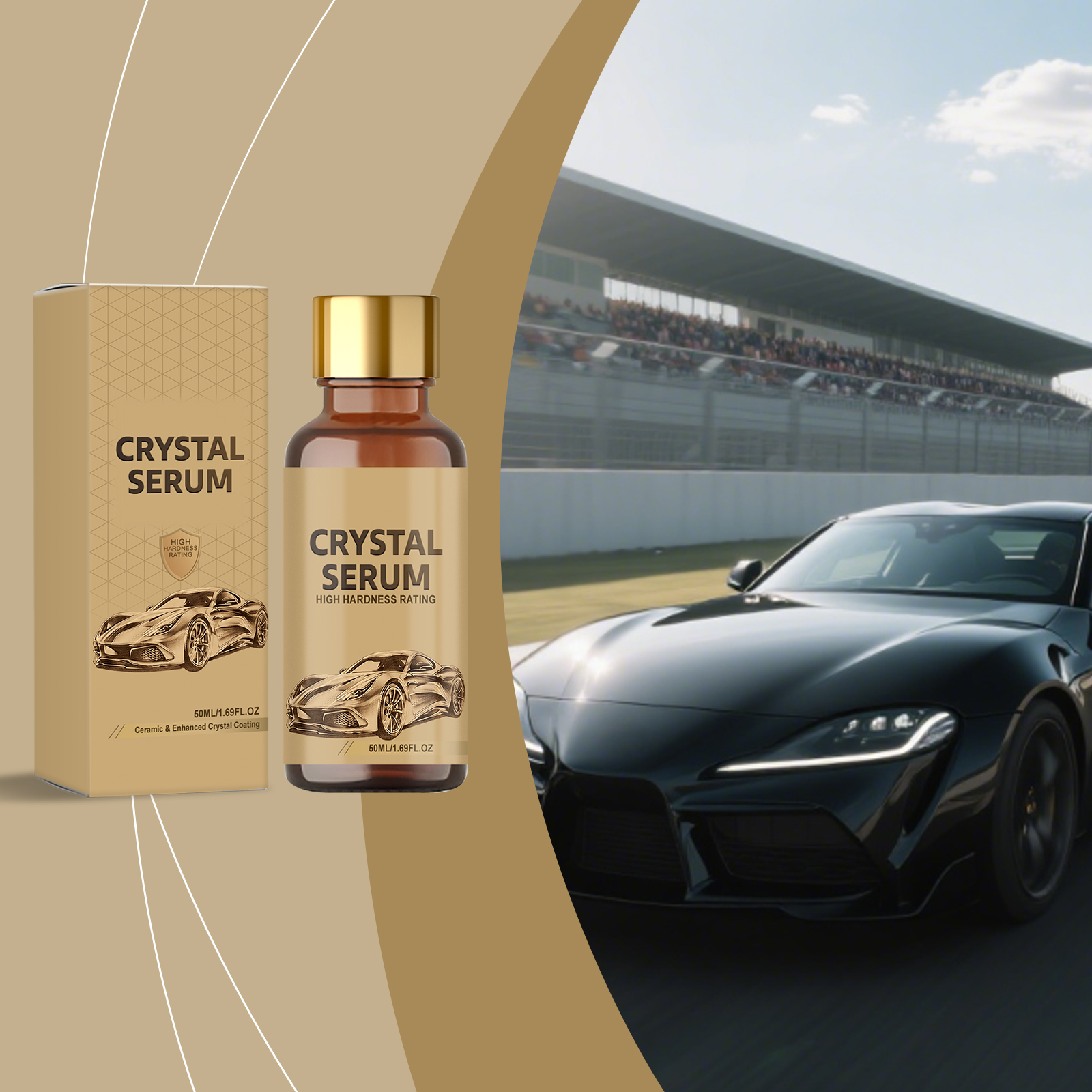 Car Crystal Essence Fluid Clean Refresh Remove Grime Gloss Easy Care Auto Inner Outer Daily Upkeep