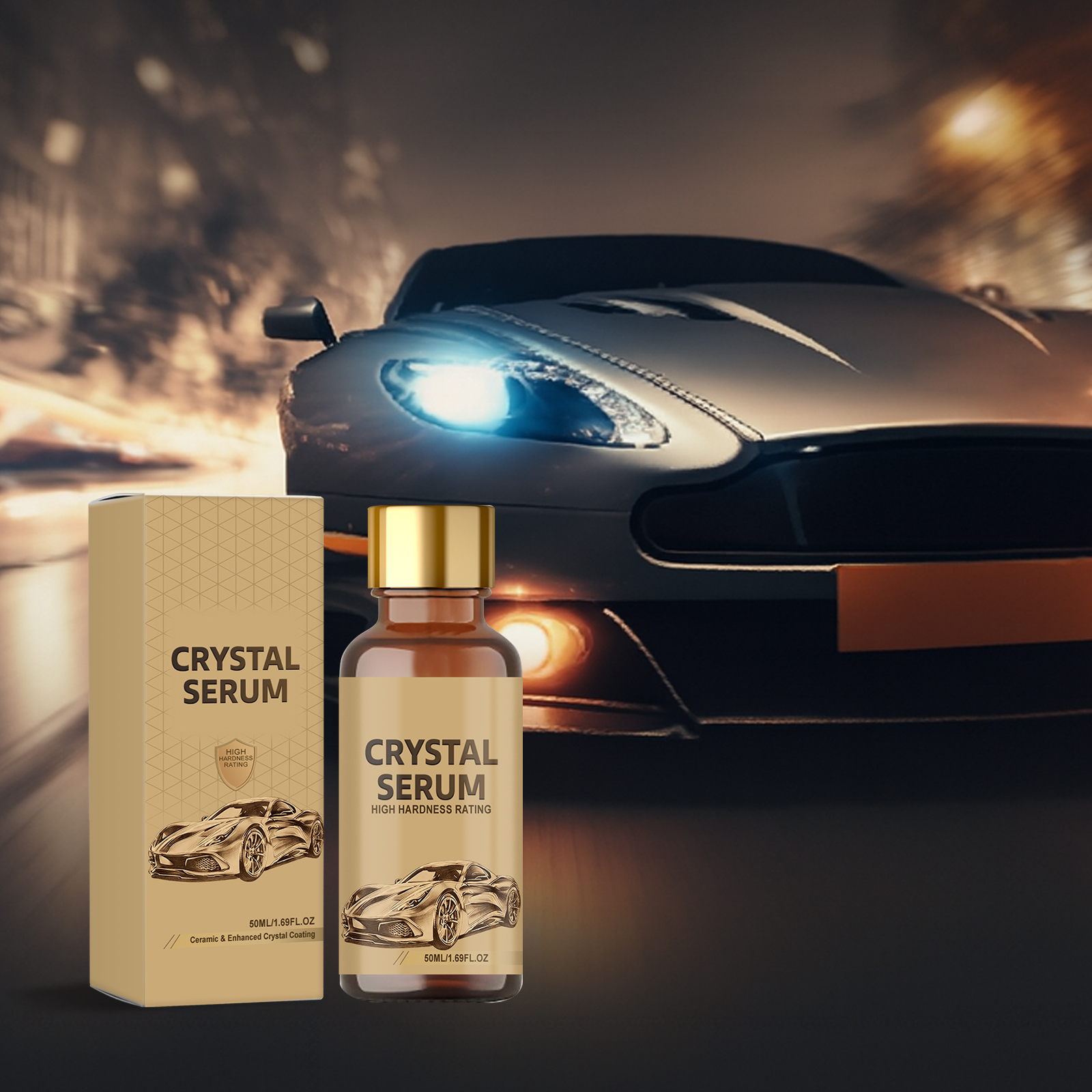 Car Crystal Essence Fluid Clean Refresh Remove Grime Gloss Easy Care Auto Inner Outer Daily Upkeep