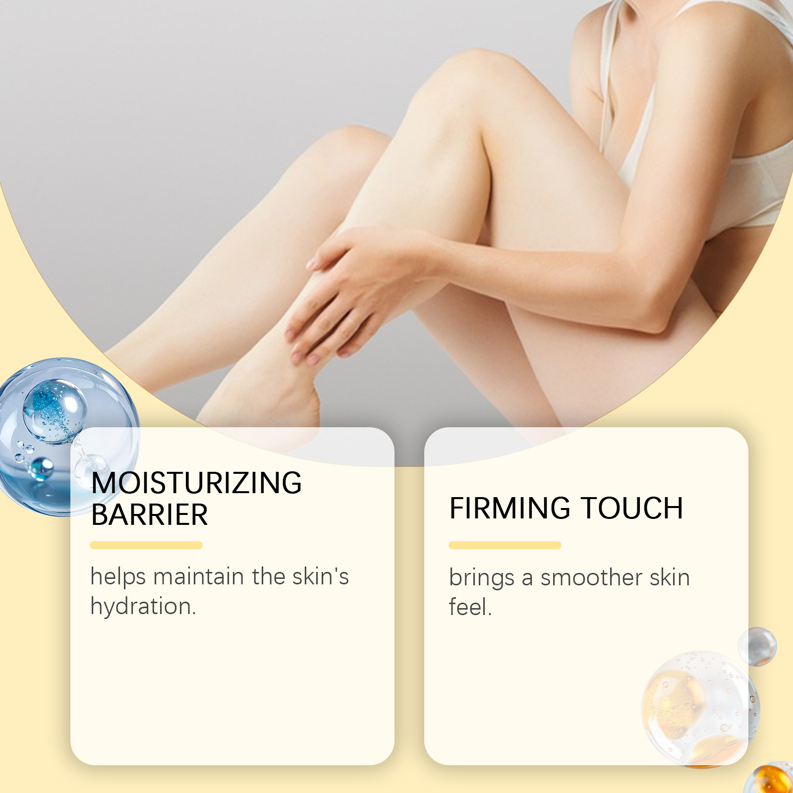 Vanilla Body Moisturizer Cream Mild Hydrate Smooth Soft Fresh Light Floral Skin Care Full Body