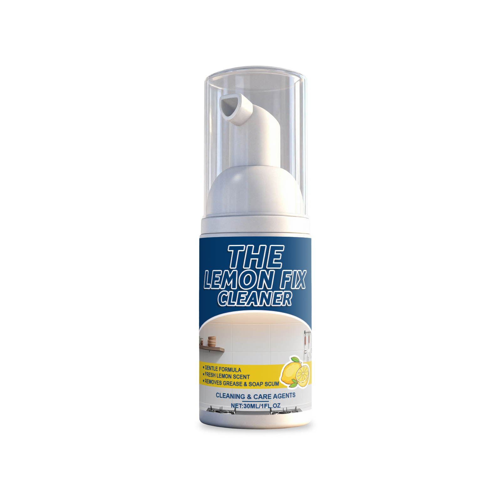 Lemon Brightening Cleaner Gloss Renew Care Spray Household Tile Remove Scratch Water Stain Dirt Surface