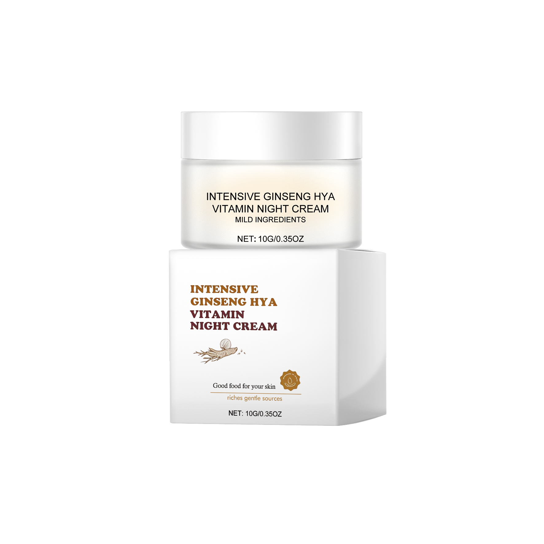 Vitamin Night Cream Hydrating Moisturizing Lightweight Easy Absorbed Tender Care Brightening For Facial Skin