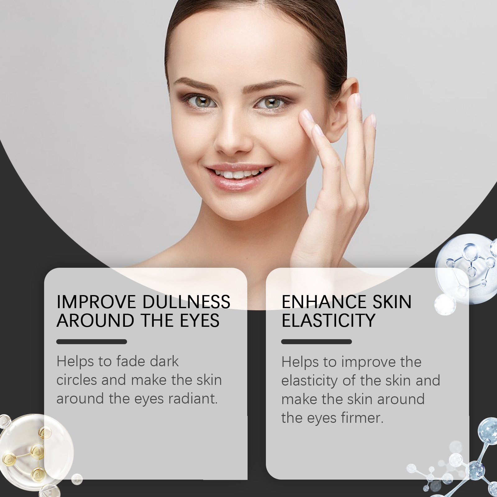 Firming Eye Cream Mild Care Elastic Skin Smooth Fine Line Reduce Tighten Daily Care For Eye Area Skin