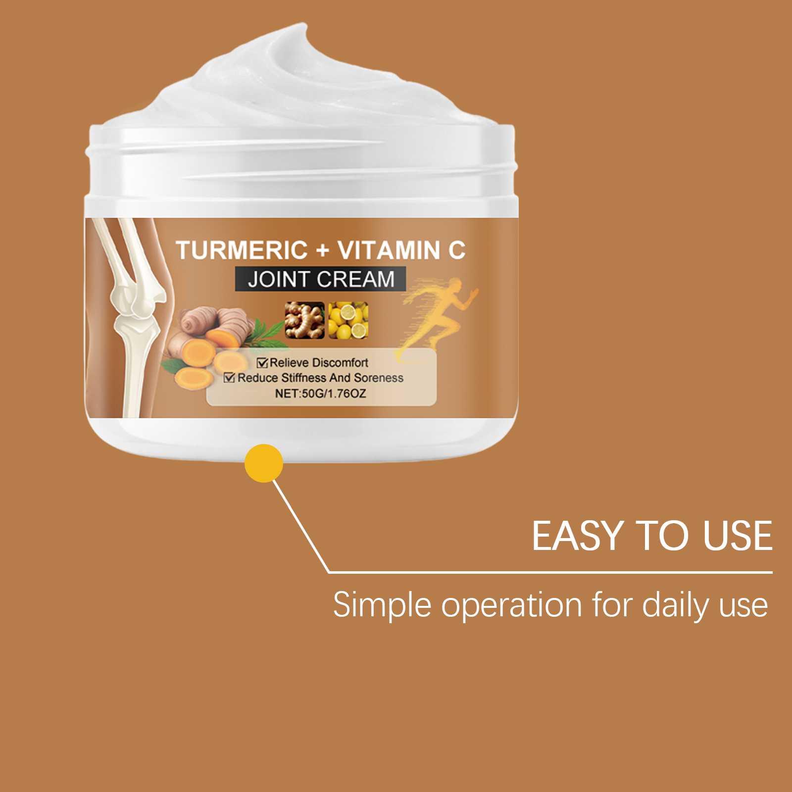 Joint Care Cream Nourishing Gentle Fresh Comfortable Maintenance Massage External Use Joint Knee Body Skin