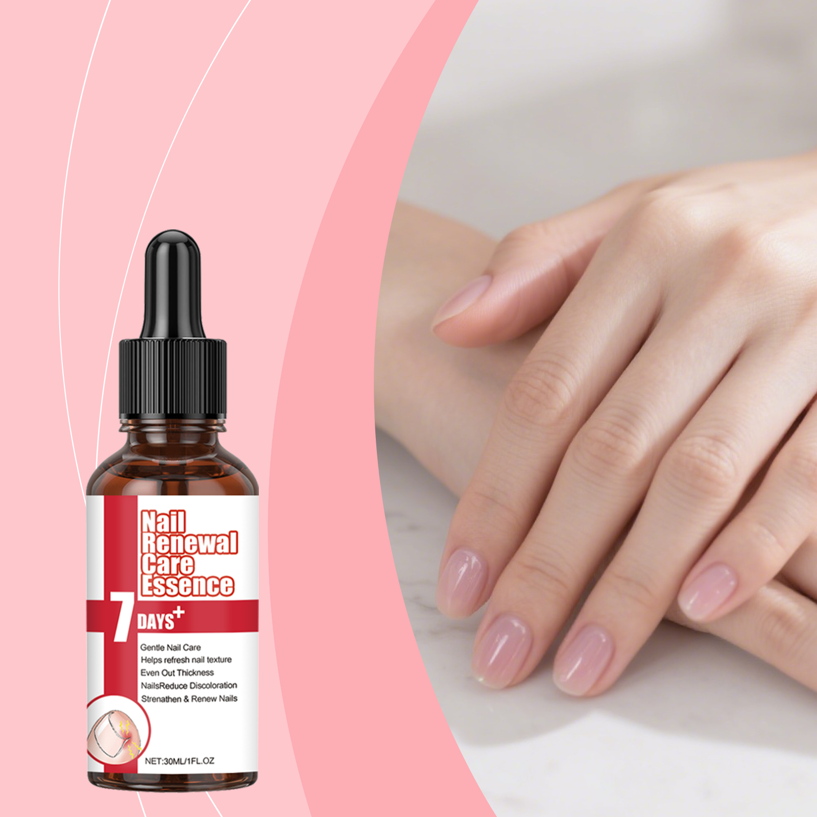Nail Care Essence Gentle Moisturizing Mild Protect Refreshing Fast Absorb Fine Glossy For Nail Surface Finger Nails