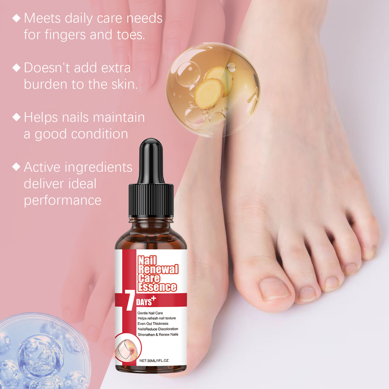 Nail Care Essence Gentle Moisturizing Mild Protect Refreshing Fast Absorb Fine Glossy For Nail Surface Finger Nails