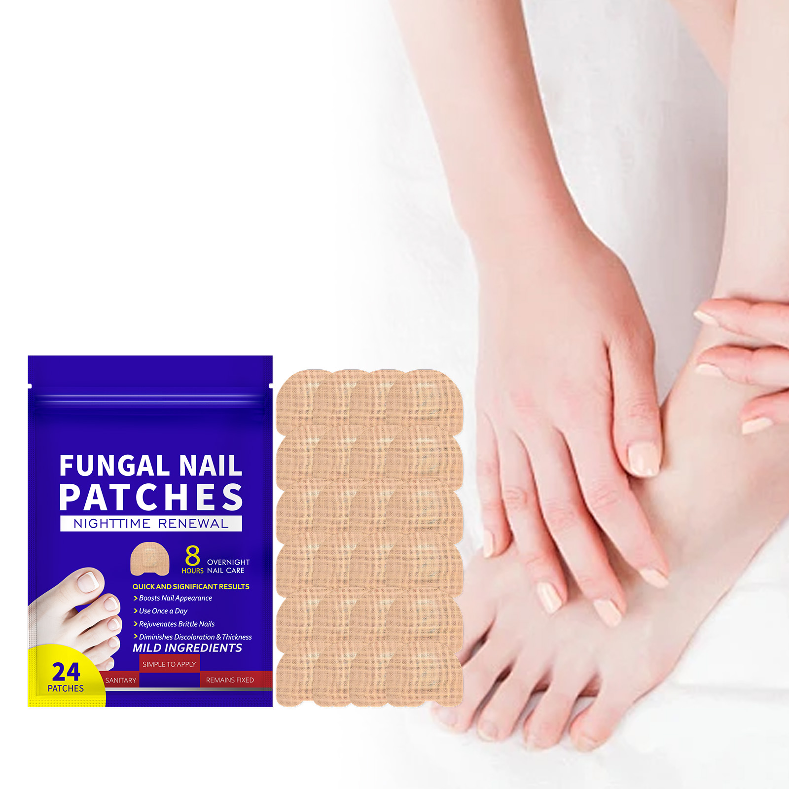 Nail Care Patches Gentle Care Soften Cuticles Moisturize Smooth Damaged Nails Daily Maintenance