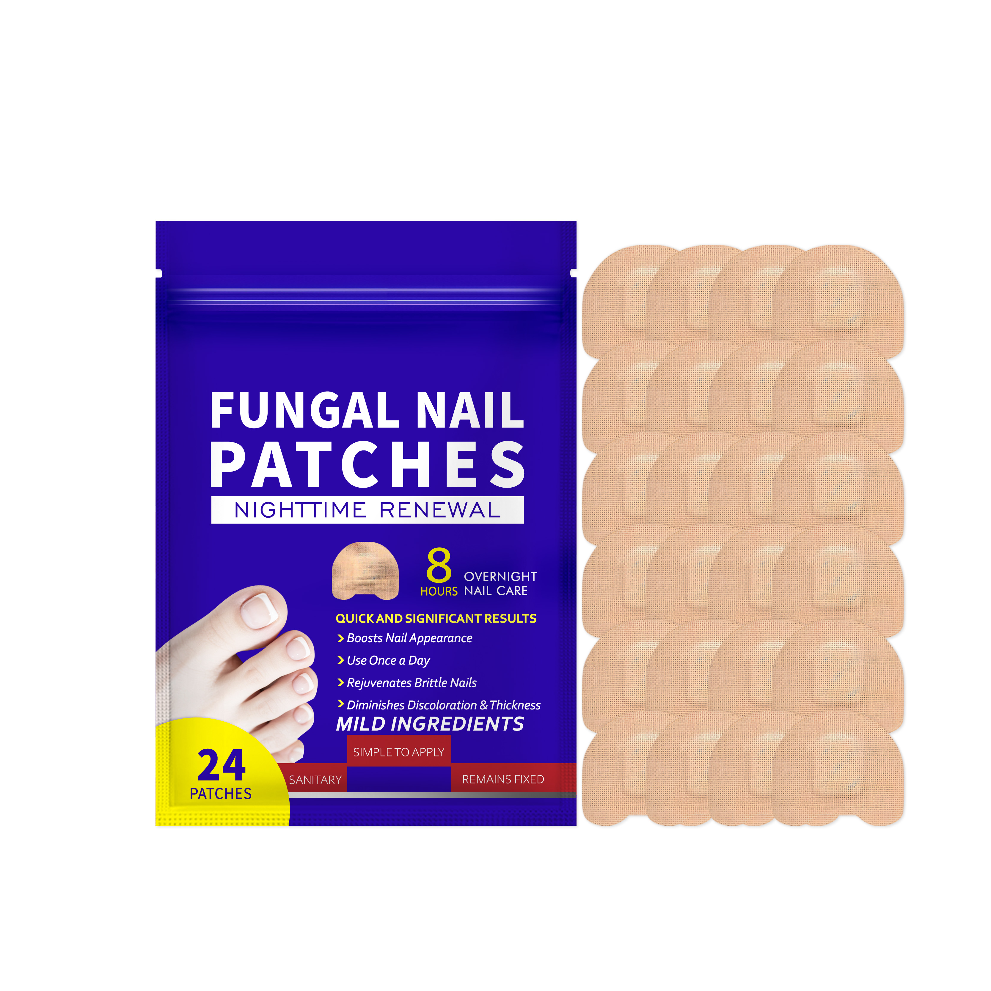 Nail Care Patches Gentle Care Soften Cuticles Moisturize Smooth Damaged Nails Daily Maintenance