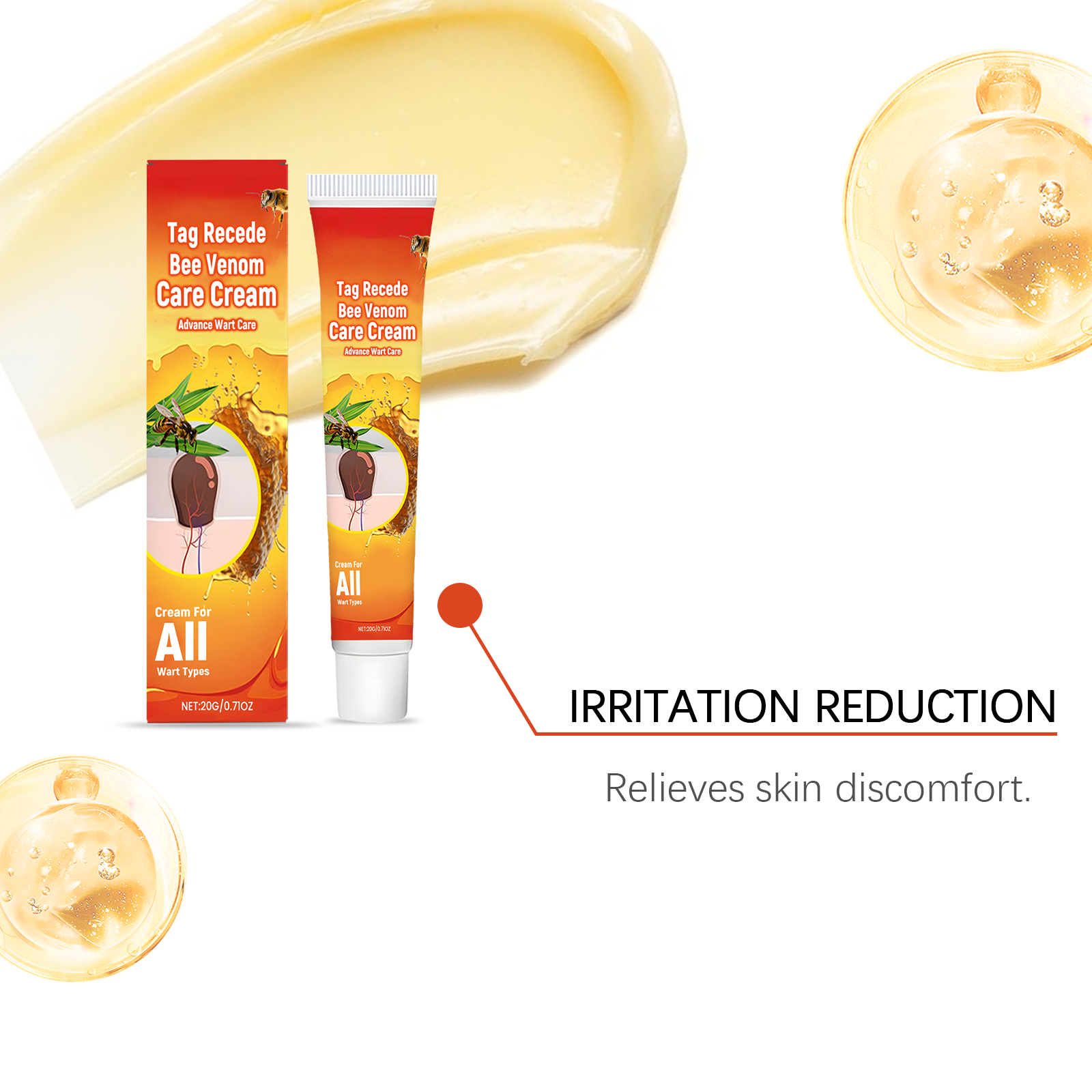 Bee Venom Care Cream Mild Formula Nourishes Skin Tenderly Protects Smooth Refreshing Easy Smear Body Care Lotion