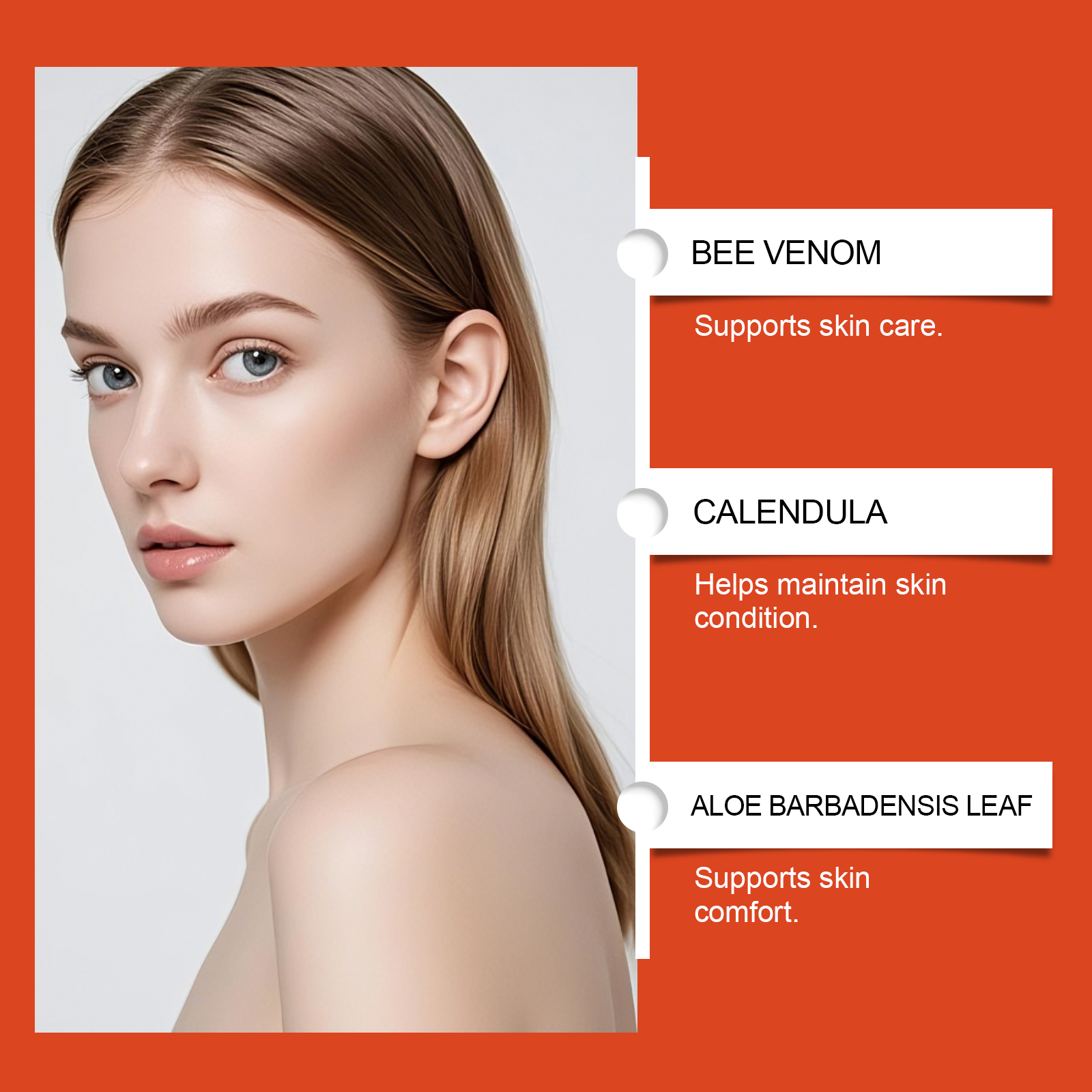 Bee Venom Care Cream Mild Formula Nourishes Skin Tenderly Protects Smooth Refreshing Easy Smear Body Care Lotion