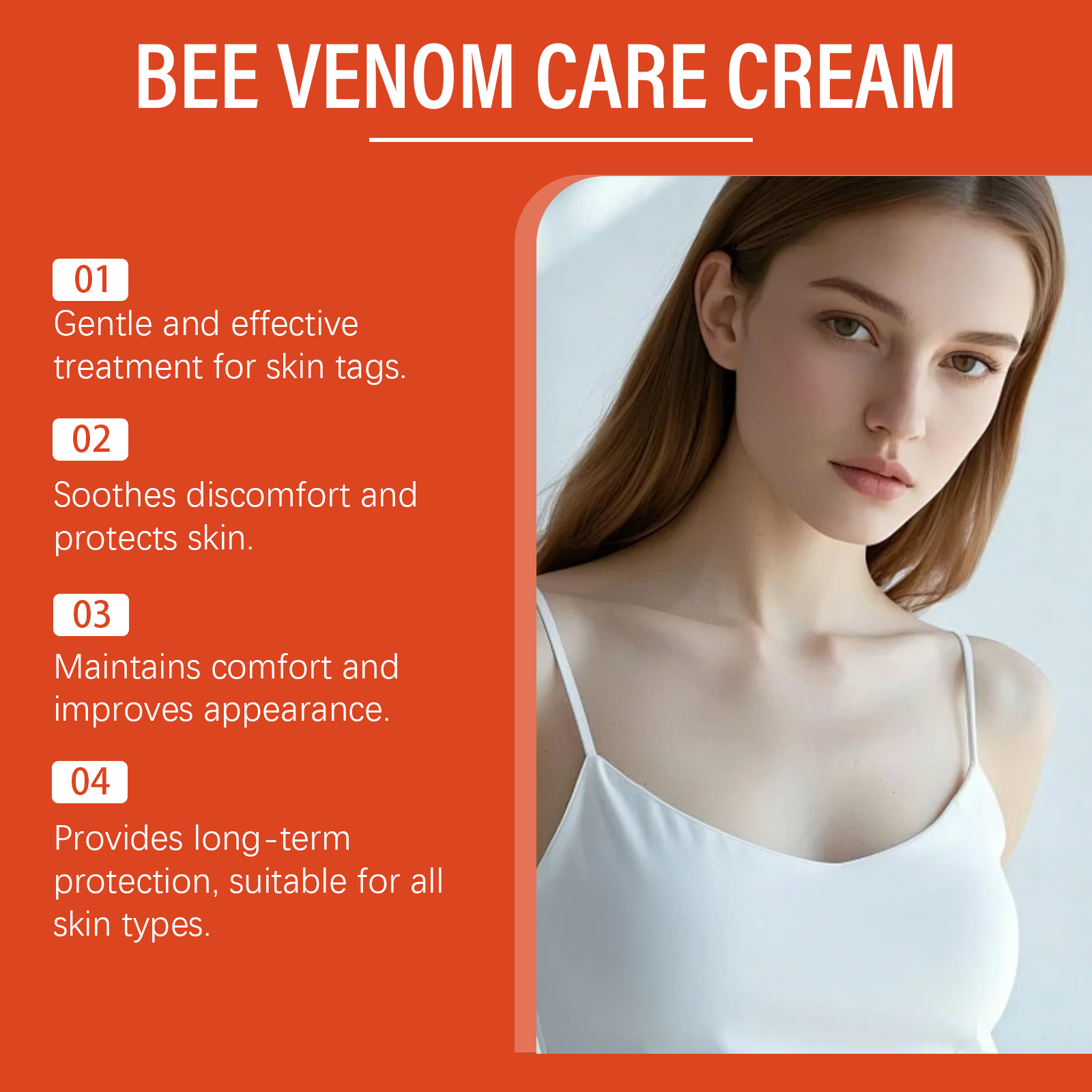 Bee Venom Care Cream Mild Formula Nourishes Skin Tenderly Protects Smooth Refreshing Easy Smear Body Care Lotion