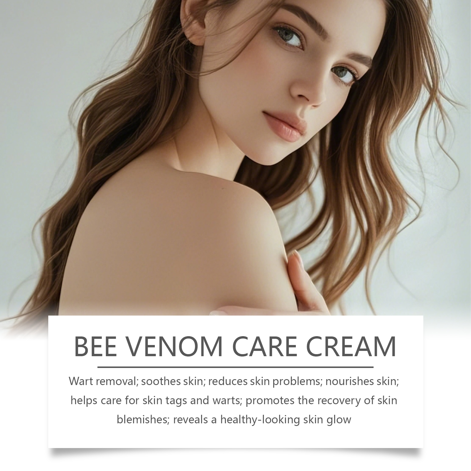 Bee Venom Care Cream Mild Formula Nourishes Skin Tenderly Protects Smooth Refreshing Easy Smear Body Care Lotion