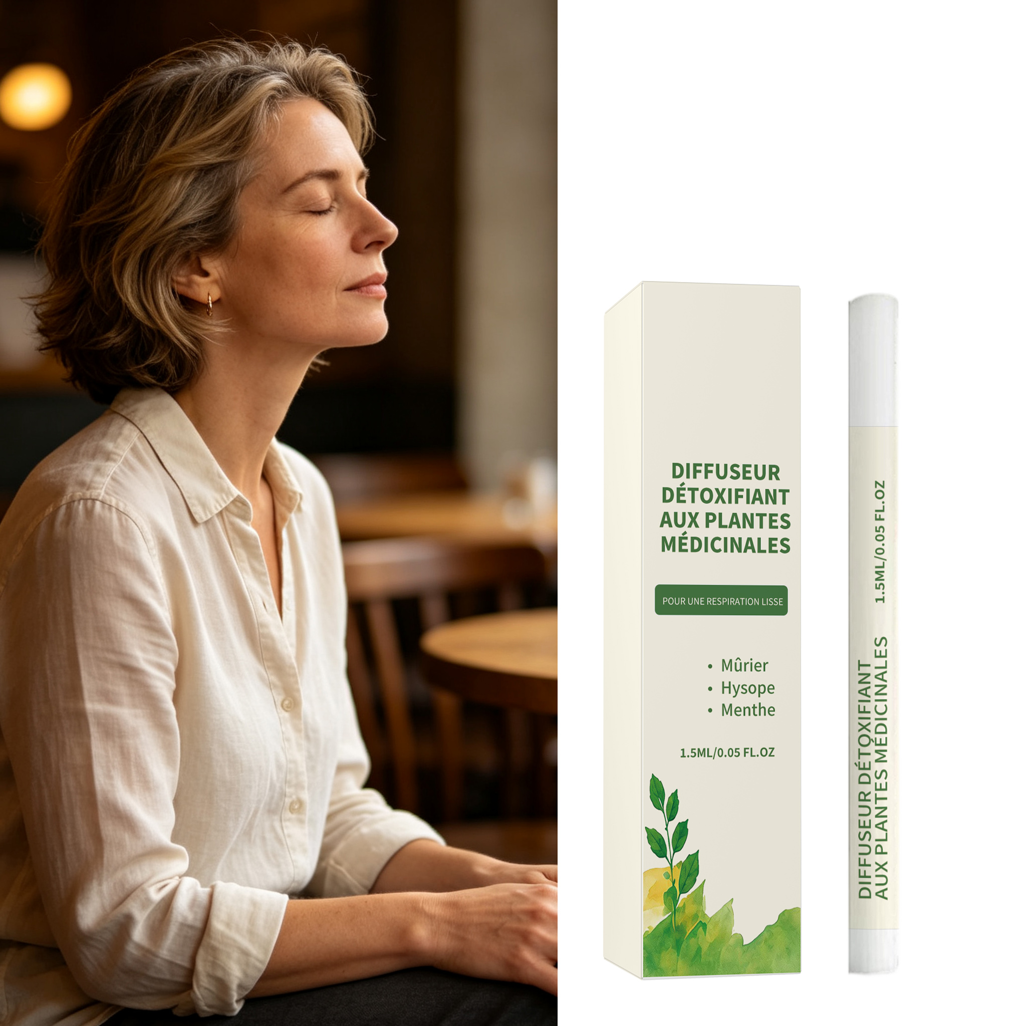 Herbal Aroma Inhalation Stick Mild Ingredients Moisturize Body Comfort Fresh Daily Portable Compact Care Wand